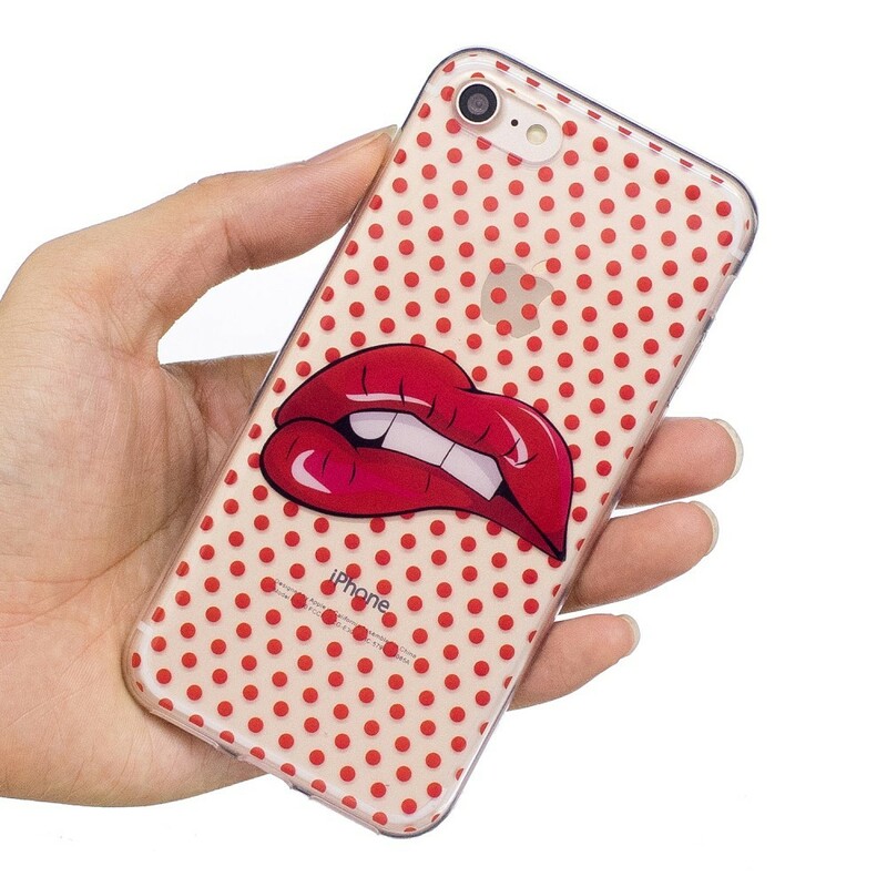 Case iPhone 8 / 7 Bijt Lippen
