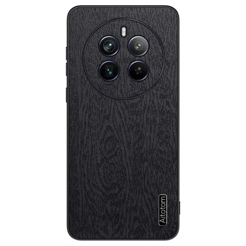 Realme 12 Pro Hout stijl kunstlederen hoesje