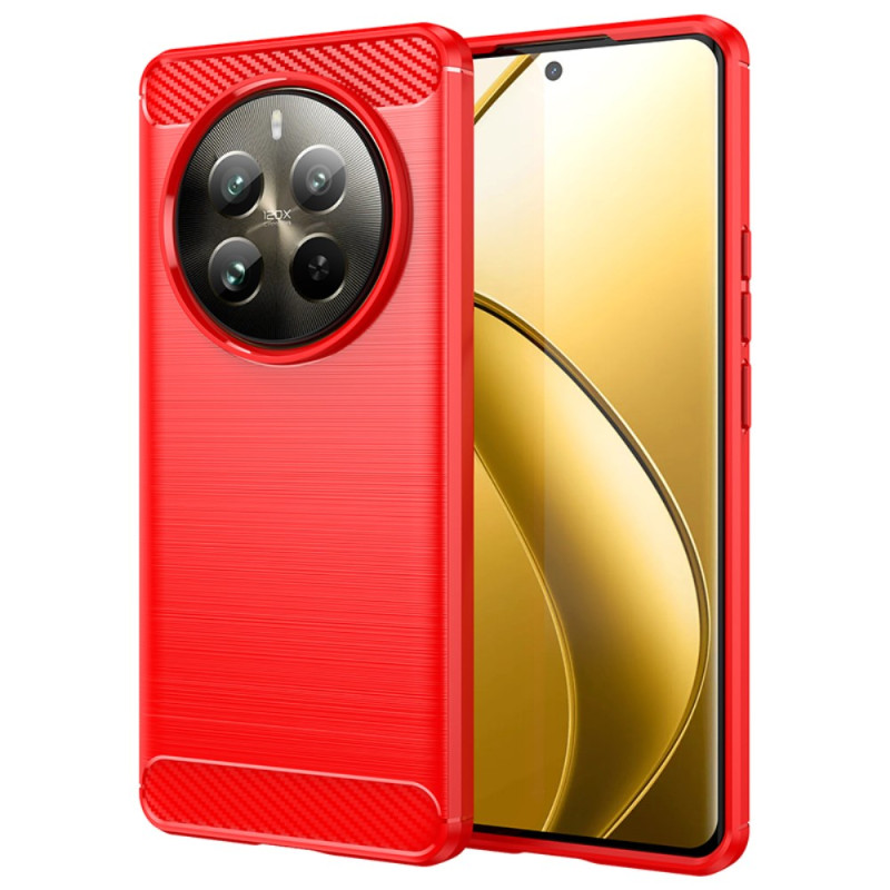 Realme 12 Pro / 12 Pro Plus Geborsteld koolstofvezel hoesje
