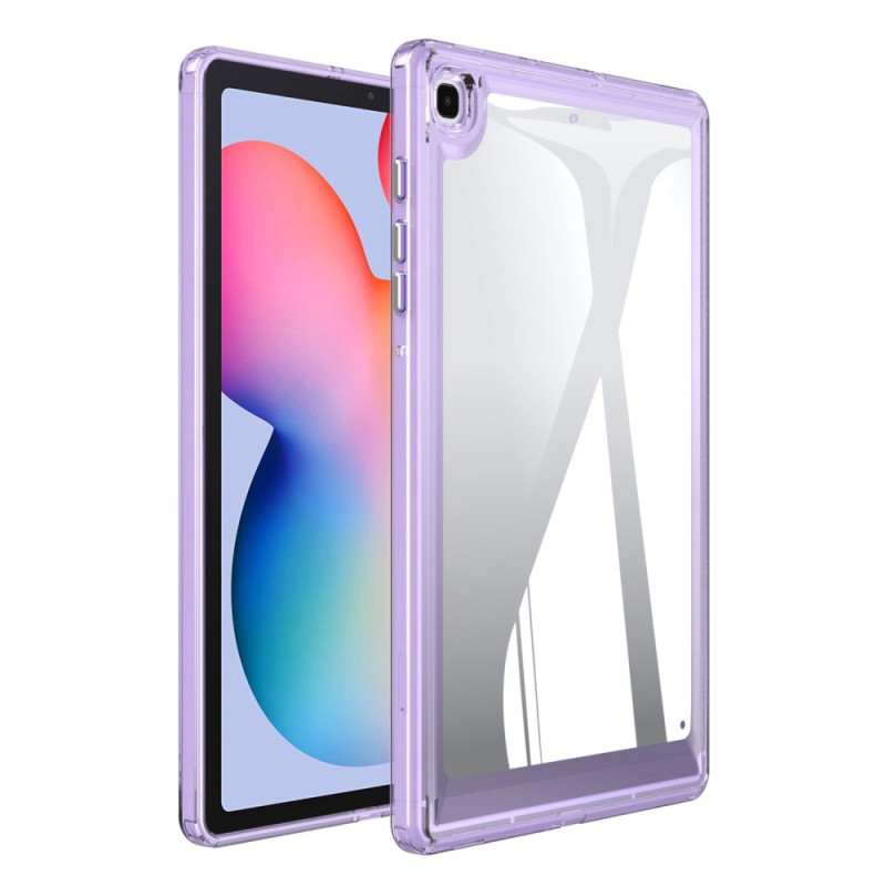 Samsung Galaxy Tab S6 Lite Transparant Cover Gekleurde Rand