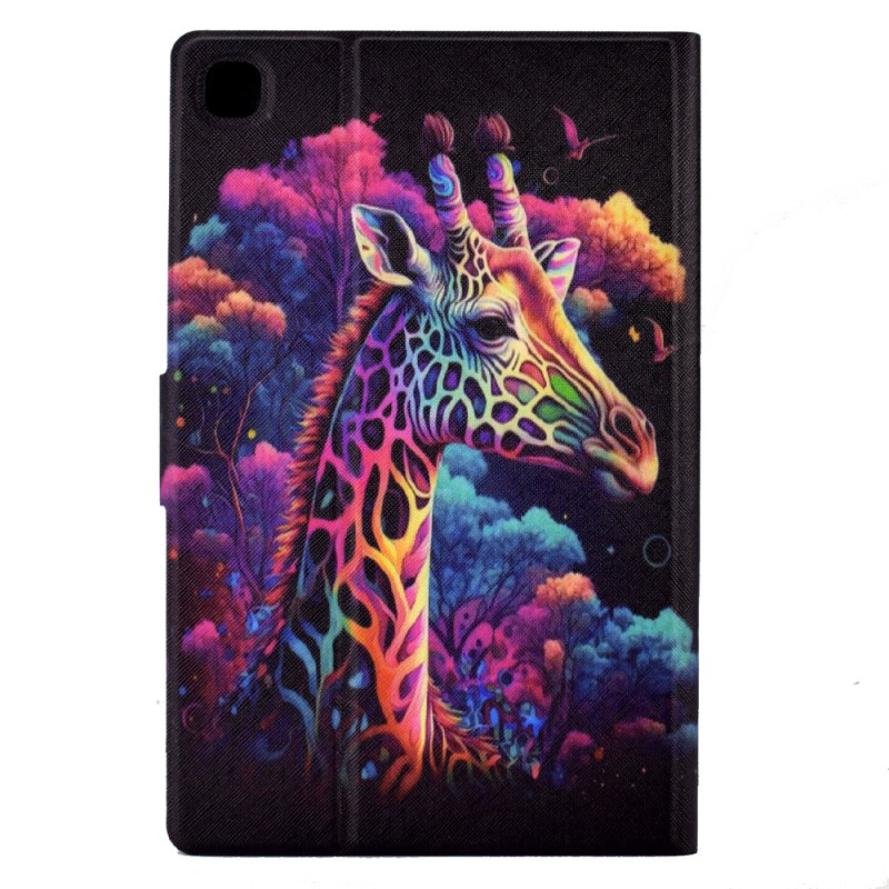 Samsung Galaxy Tab S6 Lite hoesje Giraffe gekleurd