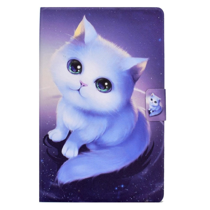 Samsung Galaxy Tab A 8.0 (2019) Hoesje Cat Wit