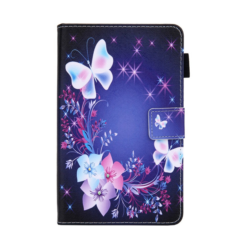 Samsung Galaxy Tab A 8.0 (2019) Hoesje Bloemen en Vlinders