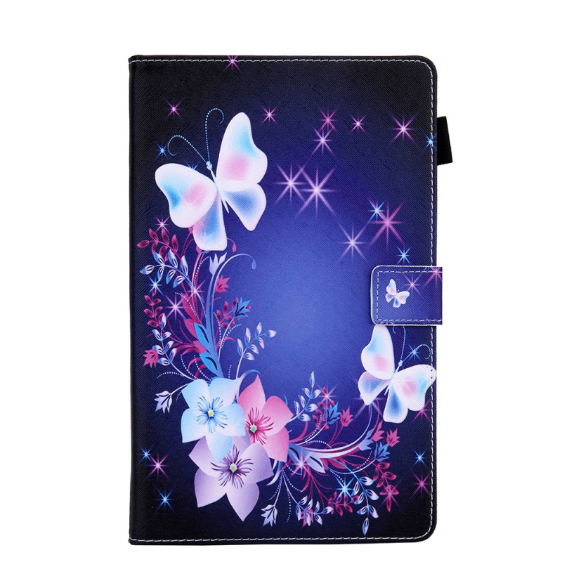 Samsung Galaxy Tab A 10.1 (2019) Hoesje Bloemen en Vlinders