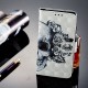 Huawei P20 3D Gebloemde Schedel Hoesje