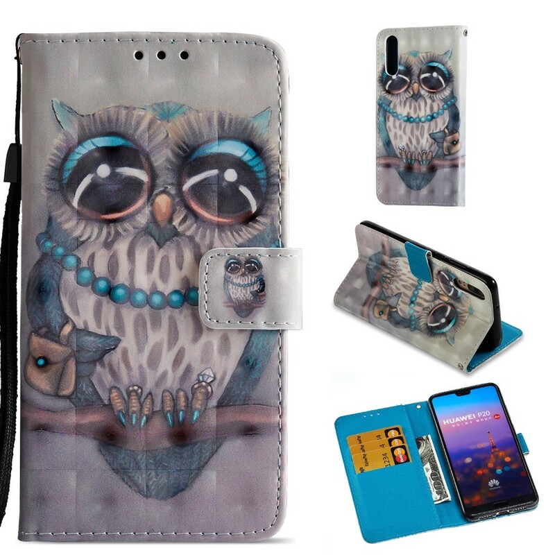 Huawei P20 Miss Owl 3D Case