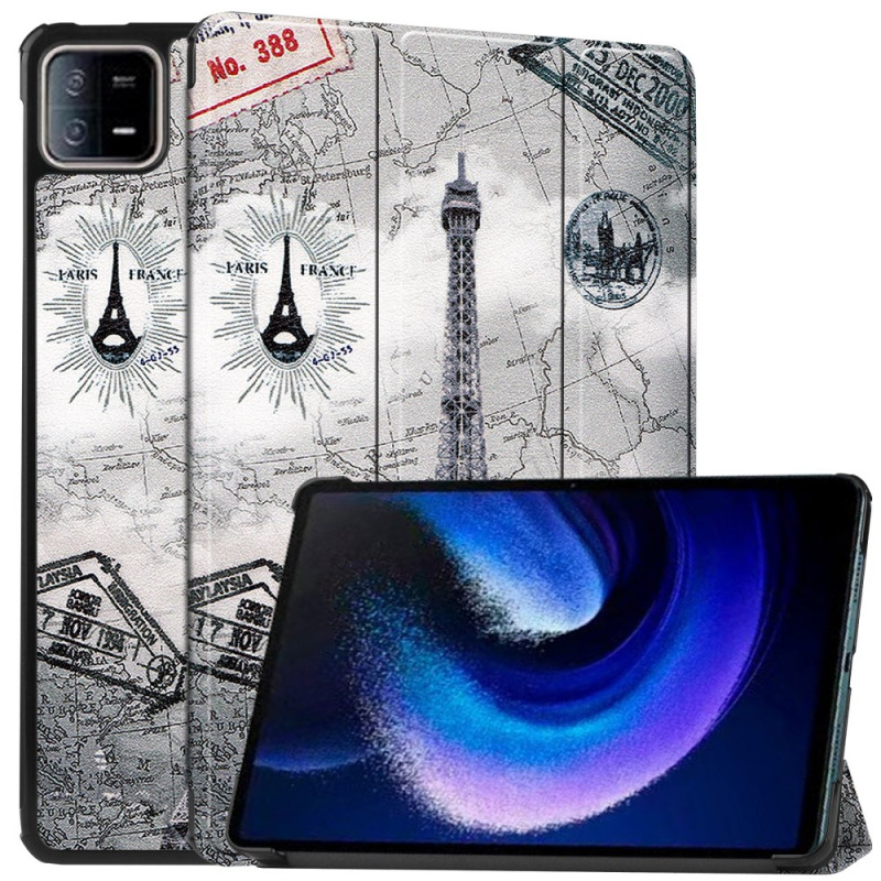 Slim hoesje Xiaomi Pad 6 / 6 Pro Vintage Eiffeltoren