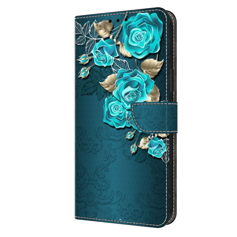 Honor Magic 6 Lite / X9b Hoesje Blauwe Rozen