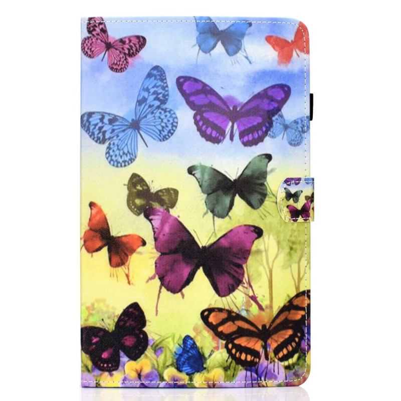 Samsung Galaxy Tab A7 Lite hoesje Gekleurde vlinders