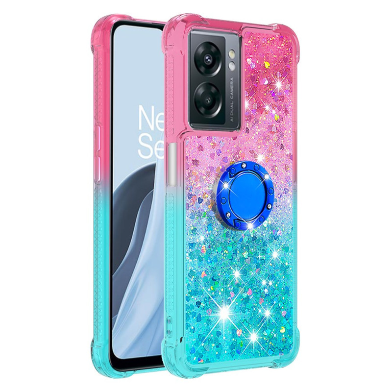 Hoesje Oppo A77 5G / A57 5G / Realme Narzo 50 5G Glitter Ring-Support