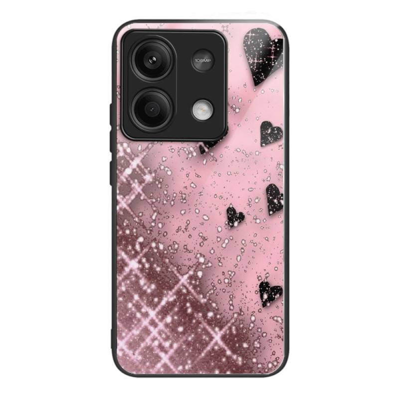 Xiaomi Redmi Note 13 5G Geval van gehard glas Love Pink