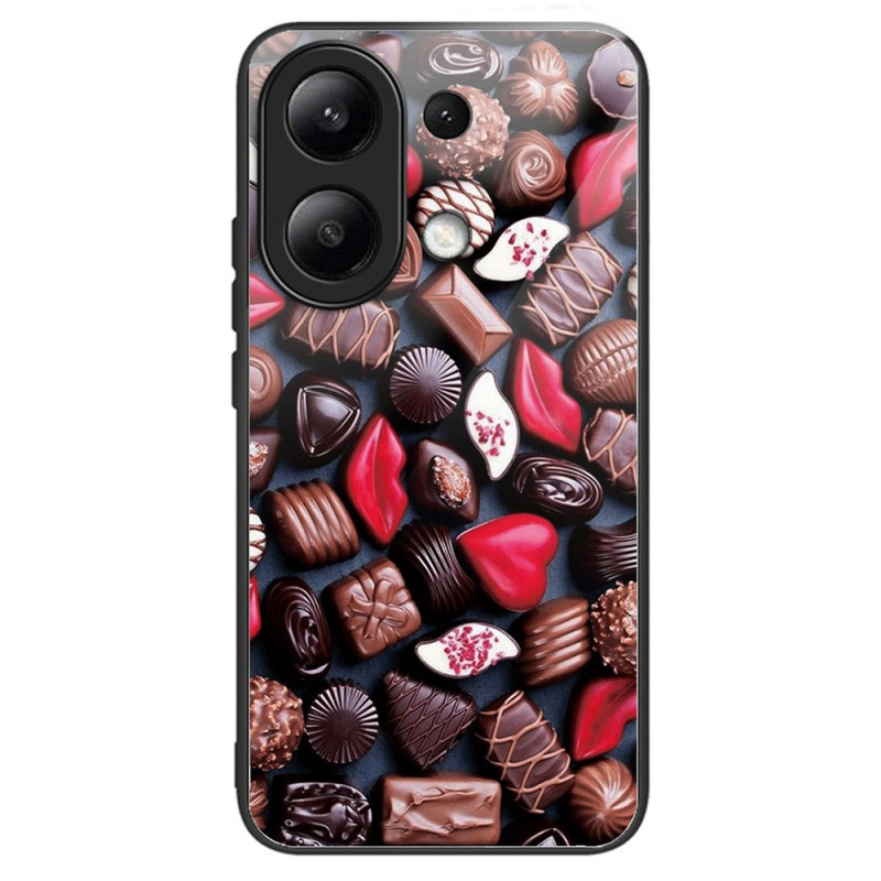 Xiaomi Redmi Note 13 4G Hard Cover Glas Chocolade