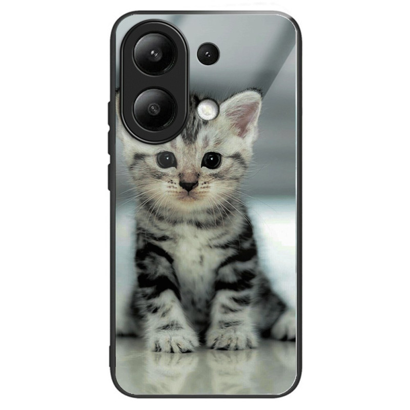 Xiaomi Redmi Note 13 4G Geval van gehard glas Kitten