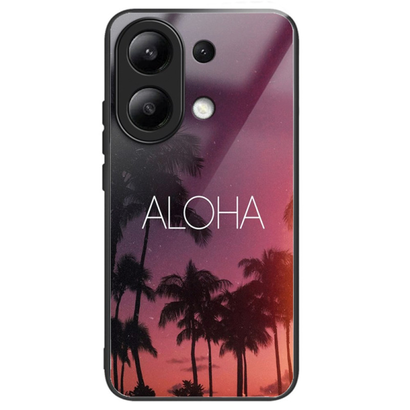 Xiaomi Redmi Note 13 4G Geval Aloha van gehard glas