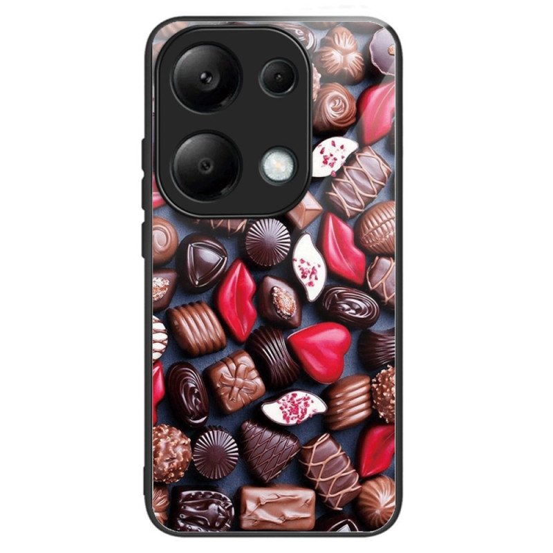 Xiaomi Redmi Note 13 Pro 4G / Poco M6 Pro 4G Gehard Glas Chocolade Case