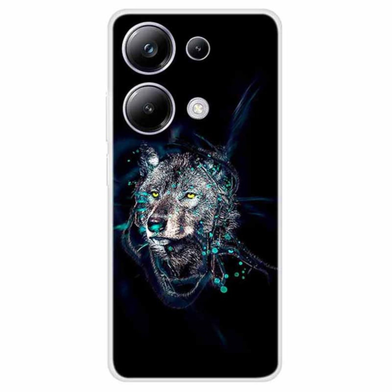 Xiaomi Redmi Note 13 Pro 4G / Poco M6 Pro 4G Wolf Print Hoesje