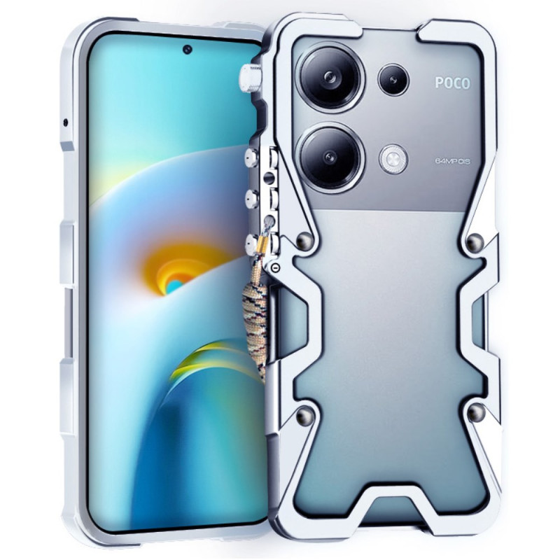 Aluminiumlegering behuizing voor Xiaomi Redmi Note 13 Pro 4G / Poco M6 Pro 4G met mechanisch wapen
