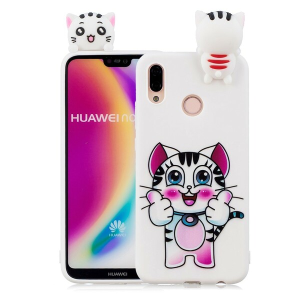 Huawei P20 Lite 3D Hoesje Mijn Kat