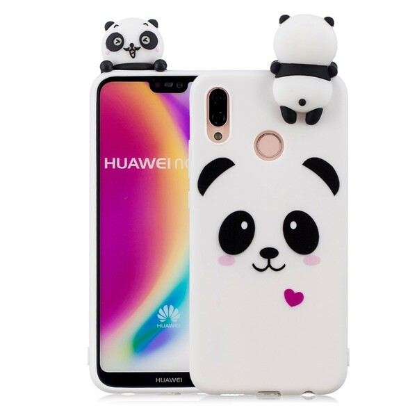 Huawei P20 Lite Panda 3D Leuk Hoesje