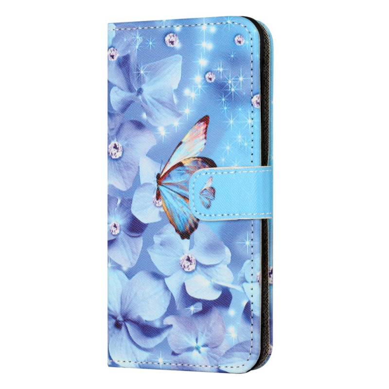 Samsung Galaxy M15 5G Riemhoesje Bloemen en Vlinders