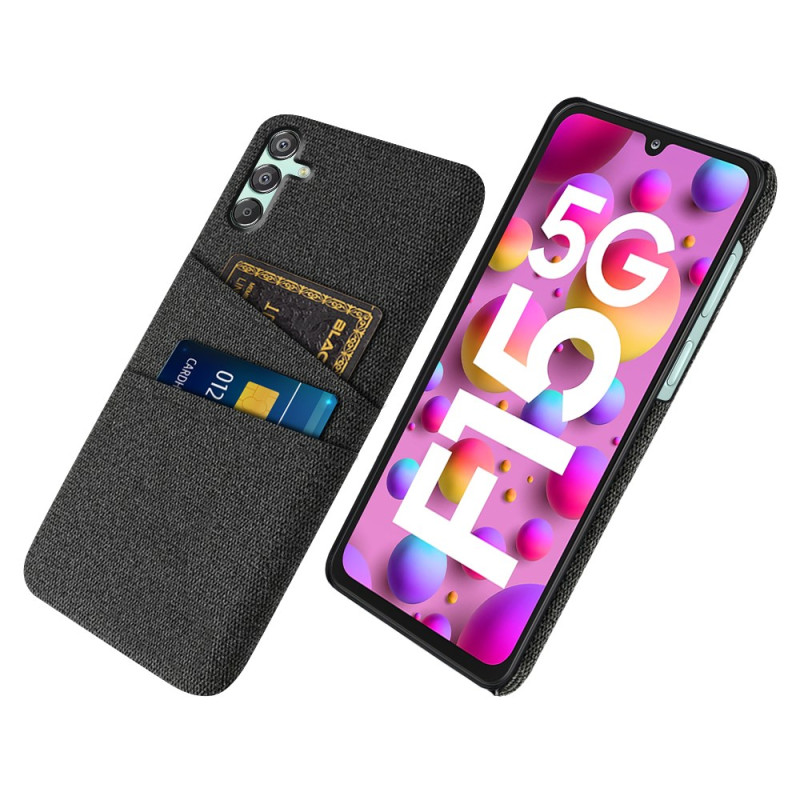 Samsung Galaxy M15 5G Hoesje Stoffen Kaartetui