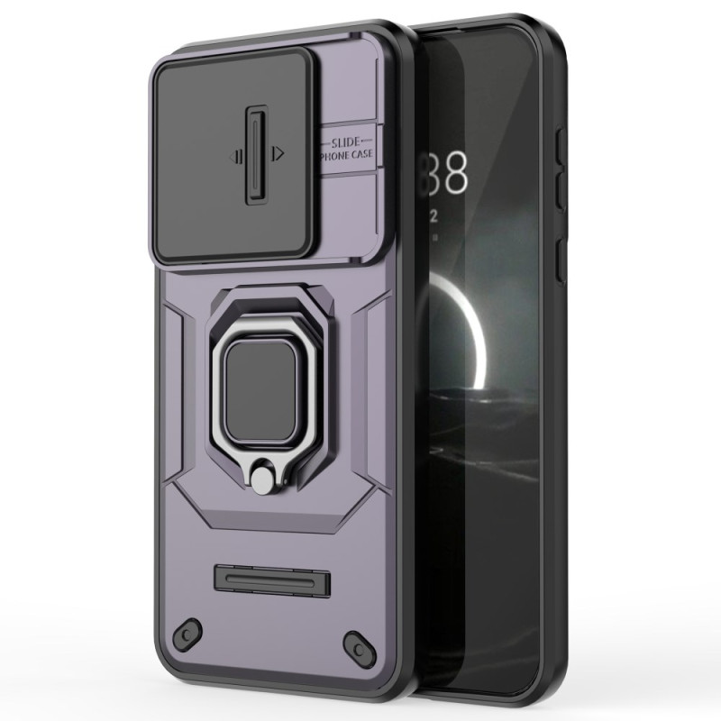 Huawei Pura 70 Ring Hoesje met Schuiflens Bescherming