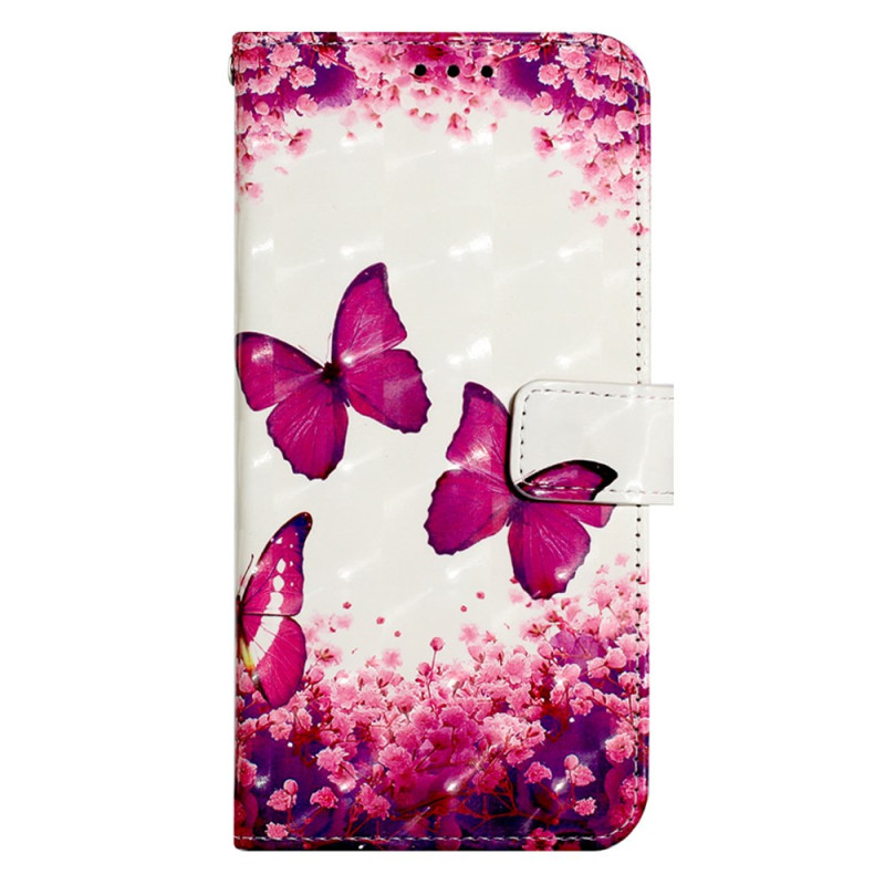 Hoesje Oppo A79 5G Roze Vlinders