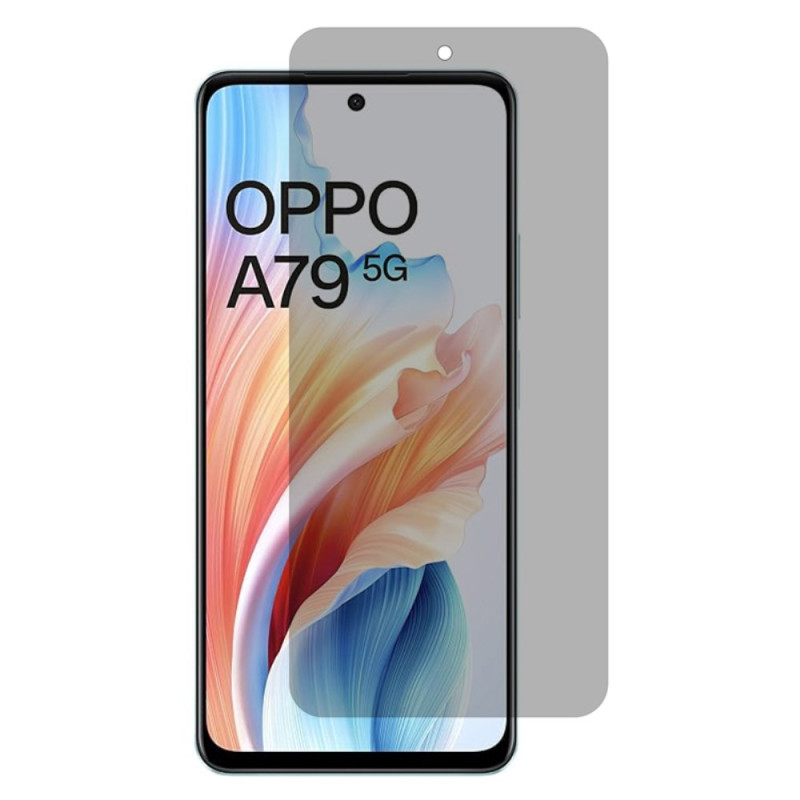 Spion Bestand Aangemaakt Glas Bescherming voor Oppo A79 5G Scherm