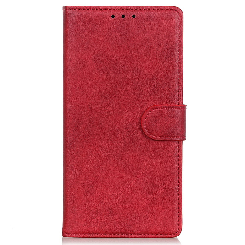 Oppo A58 mat lederen hoesje