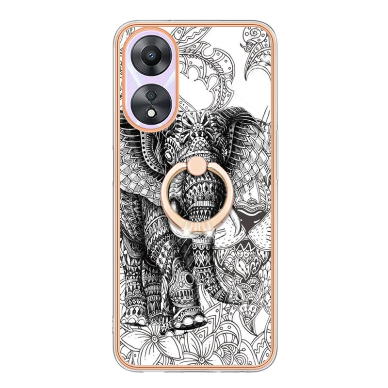 Hoesje Oppo A78 5G Totem Olifant Ring Statief