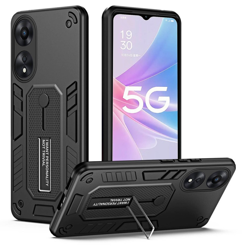 Oppo A78 5G Behuizing Geïntegreerde steun en riem