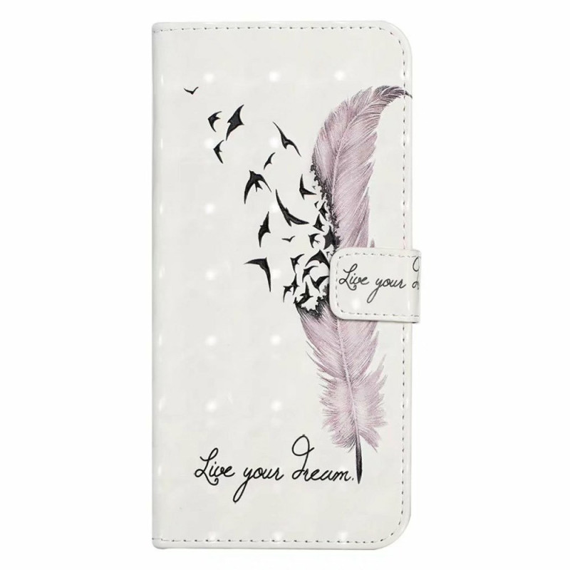 Hoesje Oppo A17 Feather Paars