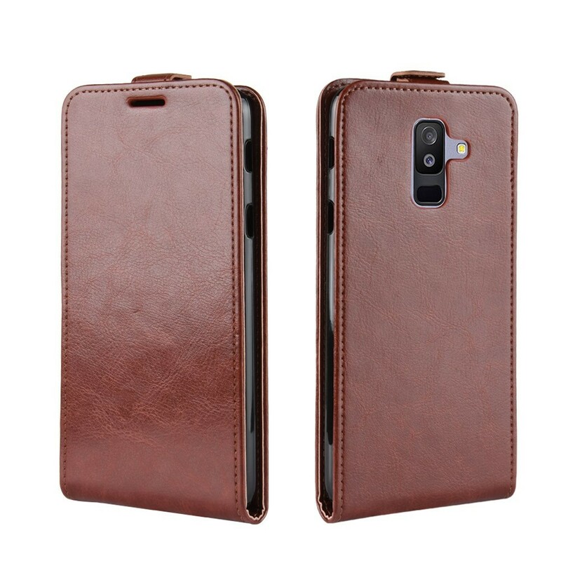 Samsung Galaxy A6 Plus opvouwbaar lederen hoesje Samsung Galaxy A6 Plus opvouwbaar lederen hoesje