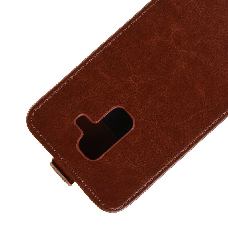 Samsung Galaxy A6 Plus opvouwbaar lederen hoesje Samsung Galaxy A6 Plus opvouwbaar lederen hoesje