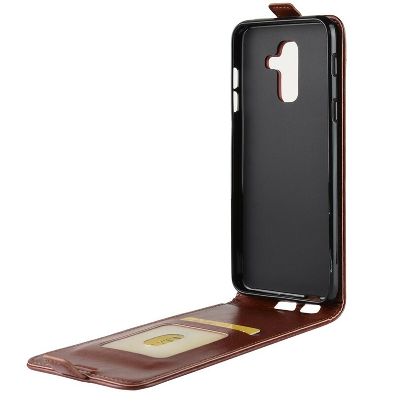 Samsung Galaxy A6 Plus opvouwbaar lederen hoesje Samsung Galaxy A6 Plus opvouwbaar lederen hoesje