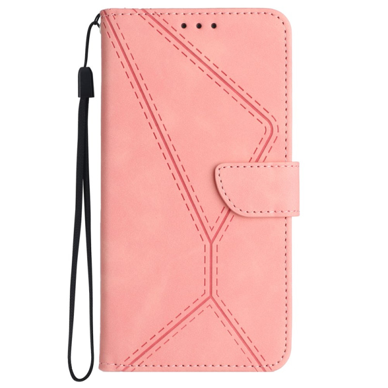 Honor 200 Lite Lignes en Gestippelde Band Case