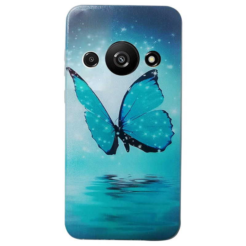 Xiaomi Redmi A3 Blauw Vlinder Etui