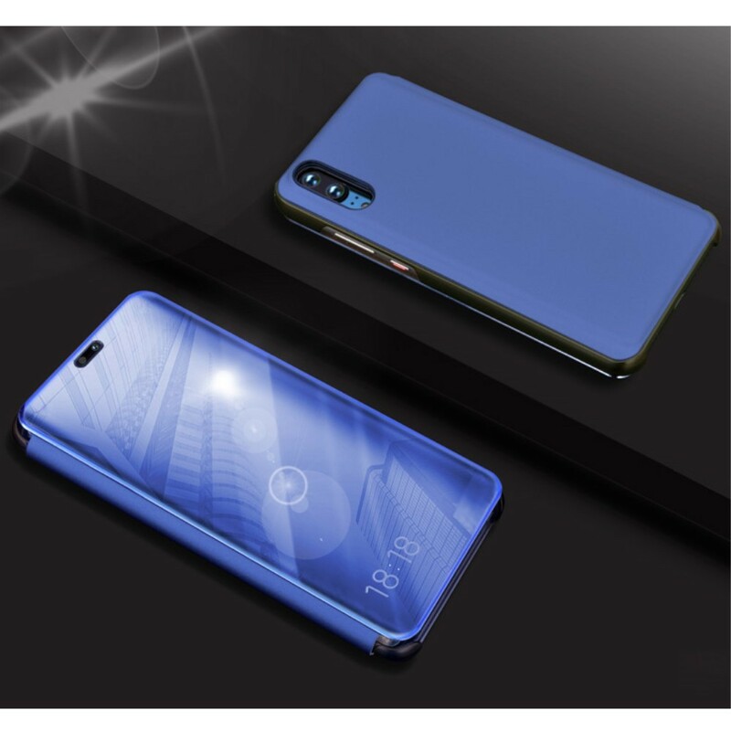 Bekijk Cover Huawei P20 Pro Spiegel en Simiii Leer