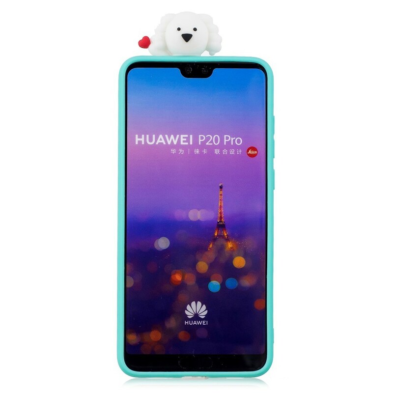 Huawei P20 Pro 3D Hoesje Hond in de Wolken
