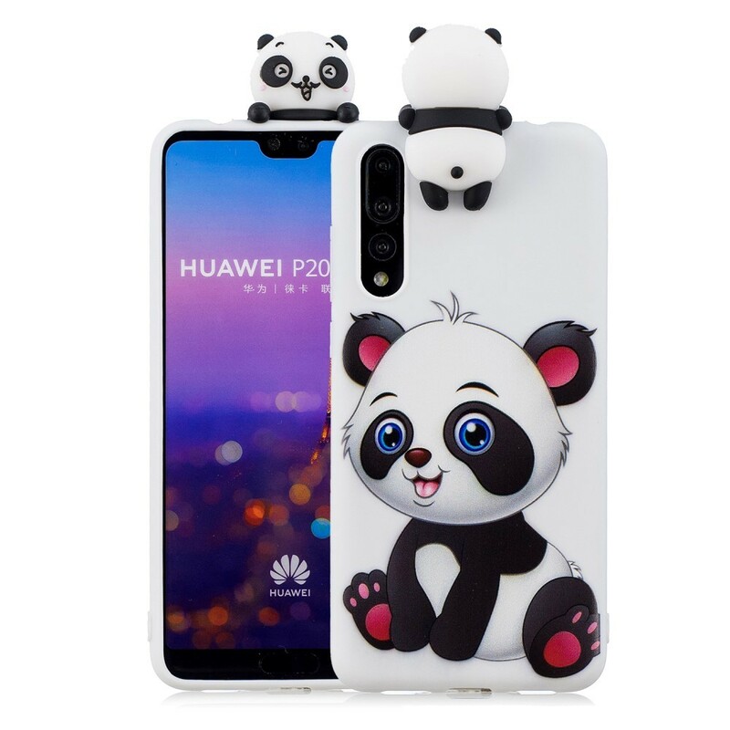 Huawei P20 Pro 3D Panda Hoesje Uniek