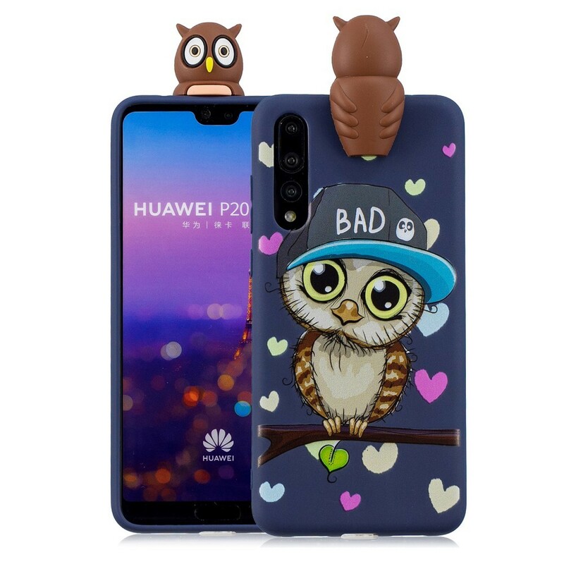 Huawei P20 Pro 3D Hoesje Bad Uil Fun