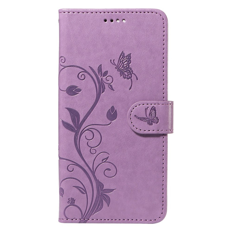 Honor 200 Lite vlinders en bloemen etui