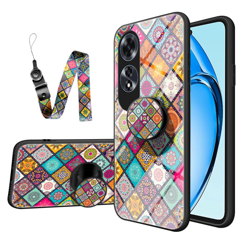 Oppo A60 Patchwork Draagring Case