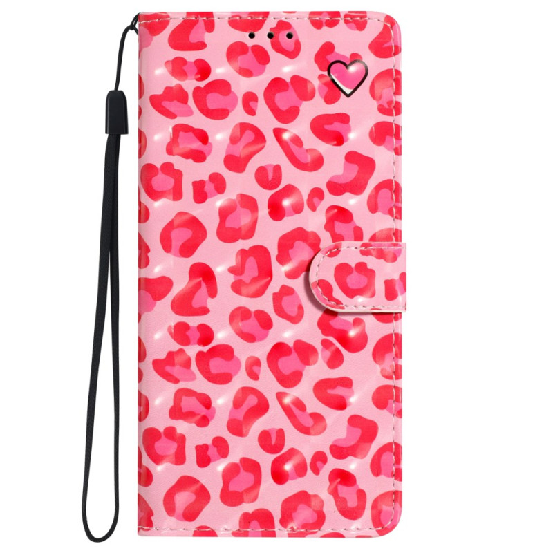 Oppo Reno 10 / 10 Pro Roze Luipaard Strap Case