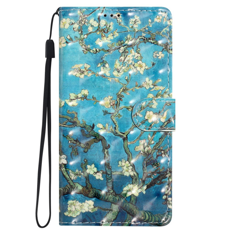 Hoesje Oppo Reno 10 / 10 Pro Bloementakken met Riempje