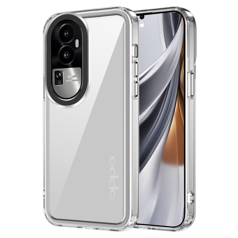 Hoesje Oppo Reno 10 / 10 Pro randen metallic stijl