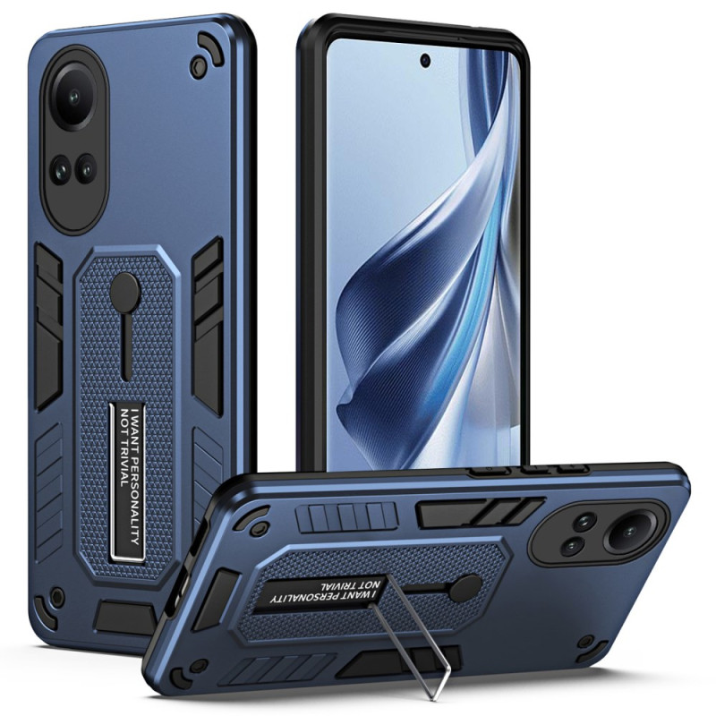 Oppo Reno 10 / 10 Pro metalen effect behuizing steunring