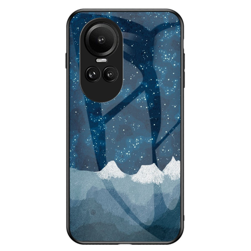 Oppo Reno 10 / 10 Pro Behuizing van gehard glas voor sterrenhemel