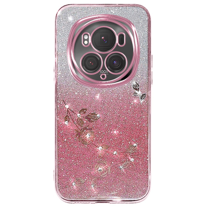 Honor Magic 6 Pro Bloem en Strass Case KADEM