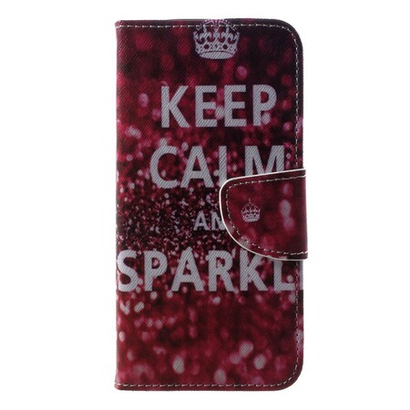 Samsung Galaxy A6 Case Keep Calm and Sparkle